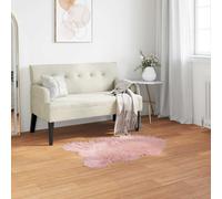 Vidaxl Tapis En Peau De Mouton Synthétique Beige 60 X 90 Cm Polyester