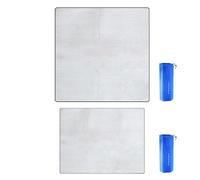 Tapis en Feuille de Mousse - Barrière radiante argentée, Coussin l'humidité, Sol de Pique-Nique Pliable | sous-Couche de Couchage Portable, Tissu Isolant Protecteur pour Plage, Escalade, Pelo