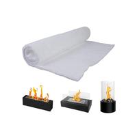 Tapis en fibre de céramique, couverture isolante en fibre de céramique 40 * 60 * 0,6 cm, laine de verre, isolation haute température pour poêle à bois, cheminée, cheminée, four, chaudière et forge