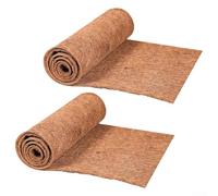 Tapis en fibre de coco pour la gestion de la température et la circulation de l'air dans les jardins, terrariums et habitats des petits animaux (25 x 100 cm)