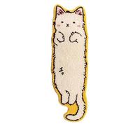 Tapis en Forme de Chat - Absorbant Antidérapant Tapis Mignon Tapis de Chevet Doux pour Chambre à Coucher Chat Tapis de Sol de Douche Tapis de Chat Décoration de Chambre