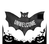 Tapis En Forme De Chauve-souris Halloween, Tapis De Vacances De Porte De Chauve-souris Indésirable, Mat Gothique, Décoration Intérieure Paillasson Décorations D'Halloween Pour L'entrée Chambre À Couch
