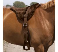Tapis en forme de selle pour cheval de monte à cru confort Norton Marron Cheval