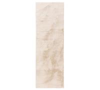 Tapis en fourrure Furry Beige 80x250 cm Salon Tapis antidérapant Lavable Tapis à poils longs benuta Moelleux Peluche Shaggy Doux