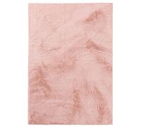 Tapis en fourrure Furry Rose 200x290 cm Salon Rectangulaire Antidérapant Lavable Tapis à poils longs benuta Moelleux Peluche Shaggy Doux