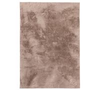 Tapis en fourrure Furry Taupe 230x330 cm Salon Rectangulaire Antidérapant Lavable Tapis à poils longs benuta Moelleux Peluche Shaggy Doux