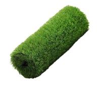 Tapis en gazon synthétique - 3 x 3 m et 3 x 4 m - Design réaliste avec trous de drainage - Idéal pour la décoration de terrasse et de jardin - Adapté aux animaux domestiques