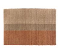 Tapis en jonc de mer et coton terracotta Karan 120 x 170 cm