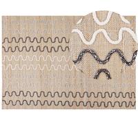 Tapis en jute beige 160 x 230 cm SOGUT