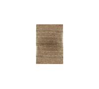 Tapis en jute beige clair, rectangulaire, uni, handloom, pour salon - Pomax, Kathu - 350x250 cm
