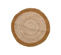 Tapis rond en jute beige, uni - Bloomingville, Birk - Ø90x1 cm