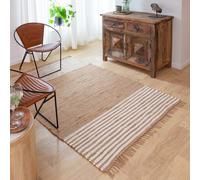 Tapis en jute et coton lali