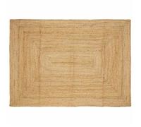 Tapis en jute fait main - vidaXL - 200x290 cm - Beige - Rectangulaire - Lavable en machine - Style moderne