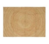 Tapis en jute moderne - vidaXL - 140x200 cm - Marron - Rectangulaire - Lavable en machine - Écologique - Usage intérieur