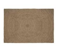 Tapis en jute moderne - vidaXL - 240x340 cm - Gris - Rectangulaire - Lavable en machine - Écologique - Usage intérieur