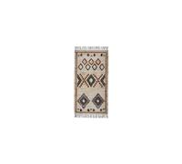 Tapis en jute multicolore, rectangulaire, à motifs, modèle berbère, épaisseur 1 cm - House Doctor, Kesh - 140x70x1 cm