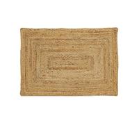 Tapis en jute naturel tressé 60 x 90 cm