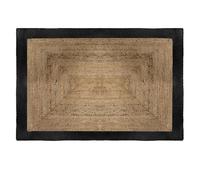 Tapis en jute naturel végétale 120 x 170 cm Atmosphera - Noir