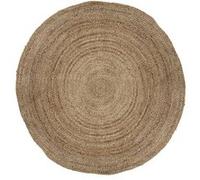 Tapis en jute rond D120 naturel Atmosphera Beige G