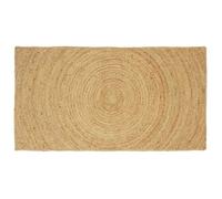 Tapis en jute - vidaXL - 60x110 cm - Marron - Rectangulaire - Moderne - Lavable en machine - Usage intérieur - Écolo