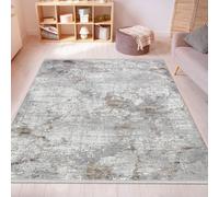 Tapis en Laine de Designer abstrait classique avec des tons apaisants en beige
