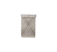 Tapis en laine gris, rectangulaire, poils 2,5 cm, tissé en coton et laine, à motifs - Bloomingville, Kaya - 80x250 cm