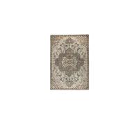 Tapis en laine marron, rectangulaire, à motifs, épaisseur 3 cm, 16 kg, oriental - Dutchbone, Amori - 160x230x3 cm