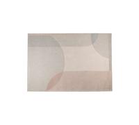Tapis en laine rose, rectangulaire, antidérapant, uni - Zuiver, Dream - 160x240x1 cm