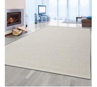 Tapis en laine tissé à la main crème-beige - TEPPICH-TRAUM - Moderne - 70 x 240 cm