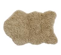 Lorena Canals-Tapis de lit Woolable Collection Sheep of The World Woolly en Couleur Mouton Beige-Fait à la Main en Laine Naturelle Non teintée à Haut Poil-Taille:75x110cm