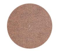 Tapis en Liège pour Platine Vinyle, Antidérapant, Café | Rainures Antiglisse, Logement D’étiquette, Meilleure Prise sur Plateau, Accessoire pour Lecture Stable