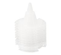 Tapis en maille PP respirante en forme de cône pour trous de drainage de pot de fleurs - Tapis en grille robuste avec base fixe stable pour éviter le déplacement (petit)