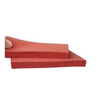 Tapis En Mousse De Silicone Rouge, Résistant Aux Hautes Températures, For Plastifieuse/presse, Panneau En Mousse Éponge Souple, Longueur 100-300mm(200x200mm,10mm)