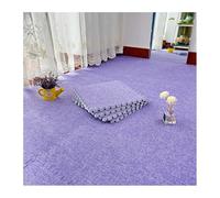 Tapis en mousse imbriqués, 10 tapis en mousse imbriqués, tapis de sol en mousse de coton et de lin, tapis de jeu imbriqués for le sol de la pièce, 12 x 12 pouces (couleur : violet clair)(Light Purple)