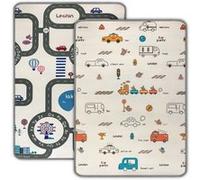 Milly Mally Kinder tapis en mousse pour jouer au sol pour les enfants double face 178 x 120 x 1 cm matériau XPE résistant à l'eau non toxique antiallergique antidérapante City