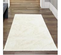 Tapis en Peau de Lapin doux - 11 mm - crème - 70 x 140 cm