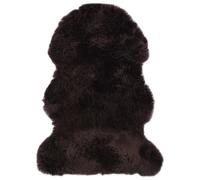 Tapis En Peau De Mouton 60 X 180 Cm Marron