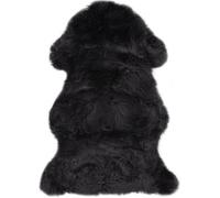 Tapis en Peau de Mouton - Vidaxl - 60x90 cm - Gris Foncé - Rectangulaire - Intérieur