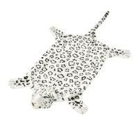 Tapis en Peluche en Forme de Tigre Décoration de Maison 144 cm Blanc vidaXL