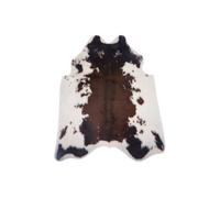 Atmosphera – Tapis «Vache» – Polyester effet peau de vache – 100×94 cm – Marron et blanc