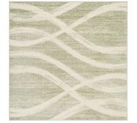 Tapis en polypropylène Vert/Beige 183 x 183 cm