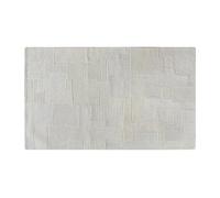 Tapis en relief 100% laine fait à la main - 200 x 290 cm - 1800g/m2 - Ivoire - AURORA