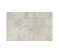 Tapis en relief en coton fait à la main - 200 x 290 cm - 1800g/m2 - Ivoire - HAZELA
