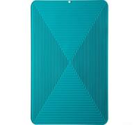 Tapis en silicone antidérapant pour sécher près de l'évier avec des propriétés résistantes à la chaleur et une structure pliable peu encombrante (vert lac)