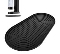 Tapis en silicone compatible avec Sodastream Crystal 3.0, tapis d'égouttement en silicone, protège le plan de travail de la cuisine pour machine à gazéifier SodaStream étanche et antidérapant