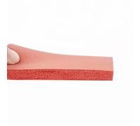 Tapis en silicone Éponge Planche à repasser, Bande d'étanchéité en mousse de silicone résistante aux hautes températures for la décoration, rouge, plusieurs tailles(100x100x12mm)