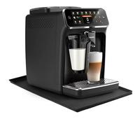 Tapis en silicone étanche pour machines à café et machines à café automatiques - Pour De'Longhi Magnifica, Philips Lattego, Siemens EQ.6 Plus, etc. - 47 x 30 cm (Black)