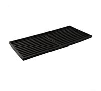 Tapis en silicone haute performance pour machines à café pour éviter d'endommager les plans de travail (ensemble noir, 694 g)