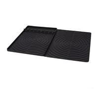 Tapis en silicone parfaitement dimensionné pour contenir tous vos outils essentiels pendant que vous cuisinez à l'extérieur (noir)