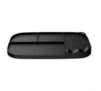 Tapis en silicone pour Airfryer AF400, AF451, DZ401 - Résistant à la chaleur, antidérapant, adapté à un usage alimentaire - Rangement anti-poussière pour cuisine (noir)